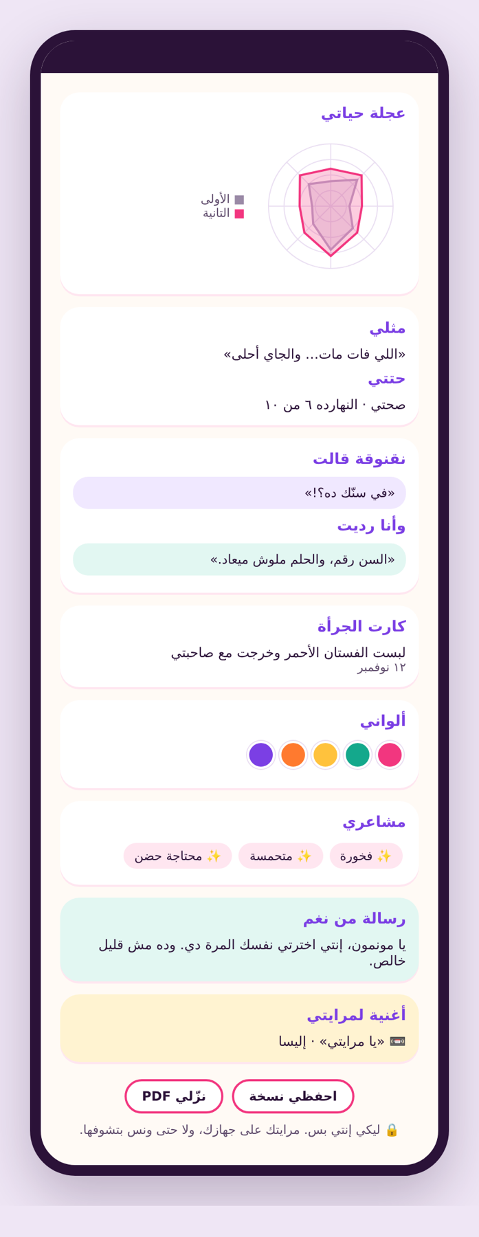 الكروت اللي جوه المرايا